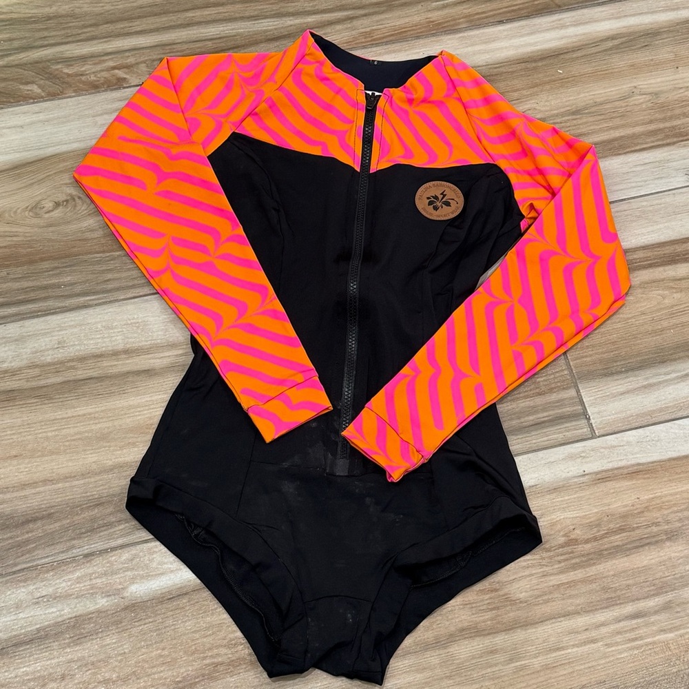 NWT Long Sleeve Women's One Piece Swimsuit
